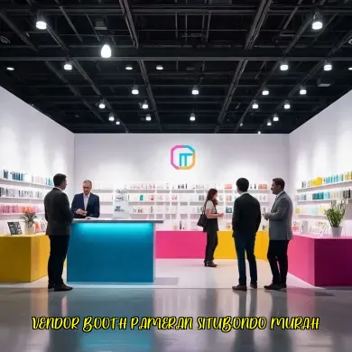 vendor booth pameran situbondo murah